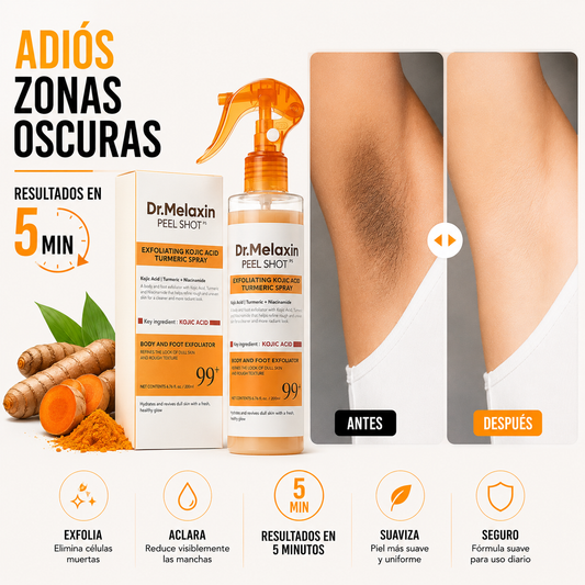 LUMEERIA™ DR. MELAXIN – Aclara Visiblemente Zonas Oscuras + Exfolia la Piel