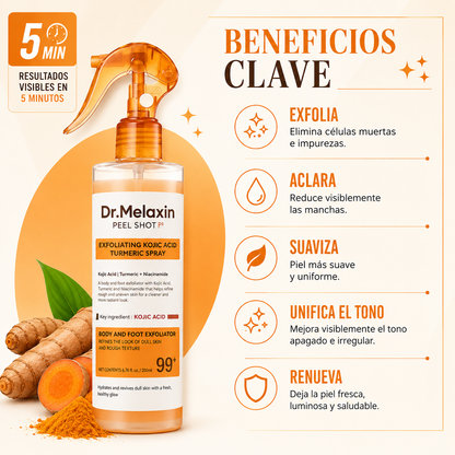 LUMEERIA™ DR. MELAXIN – Aclara Visiblemente Zonas Oscuras + Exfolia la Piel